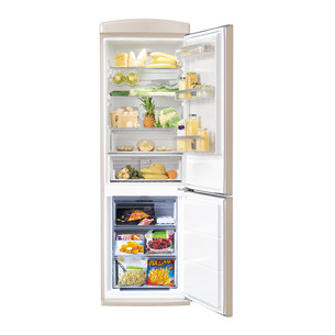Vestfrost, No Frost, 331 L, height 191 cm, beige - Refrigerator