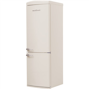 Vestfrost, No Frost, 331 L, height 191 cm, beige - Refrigerator