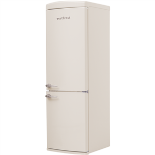 Vestfrost, No Frost, 331 L, height 191 cm, beige - Refrigerator