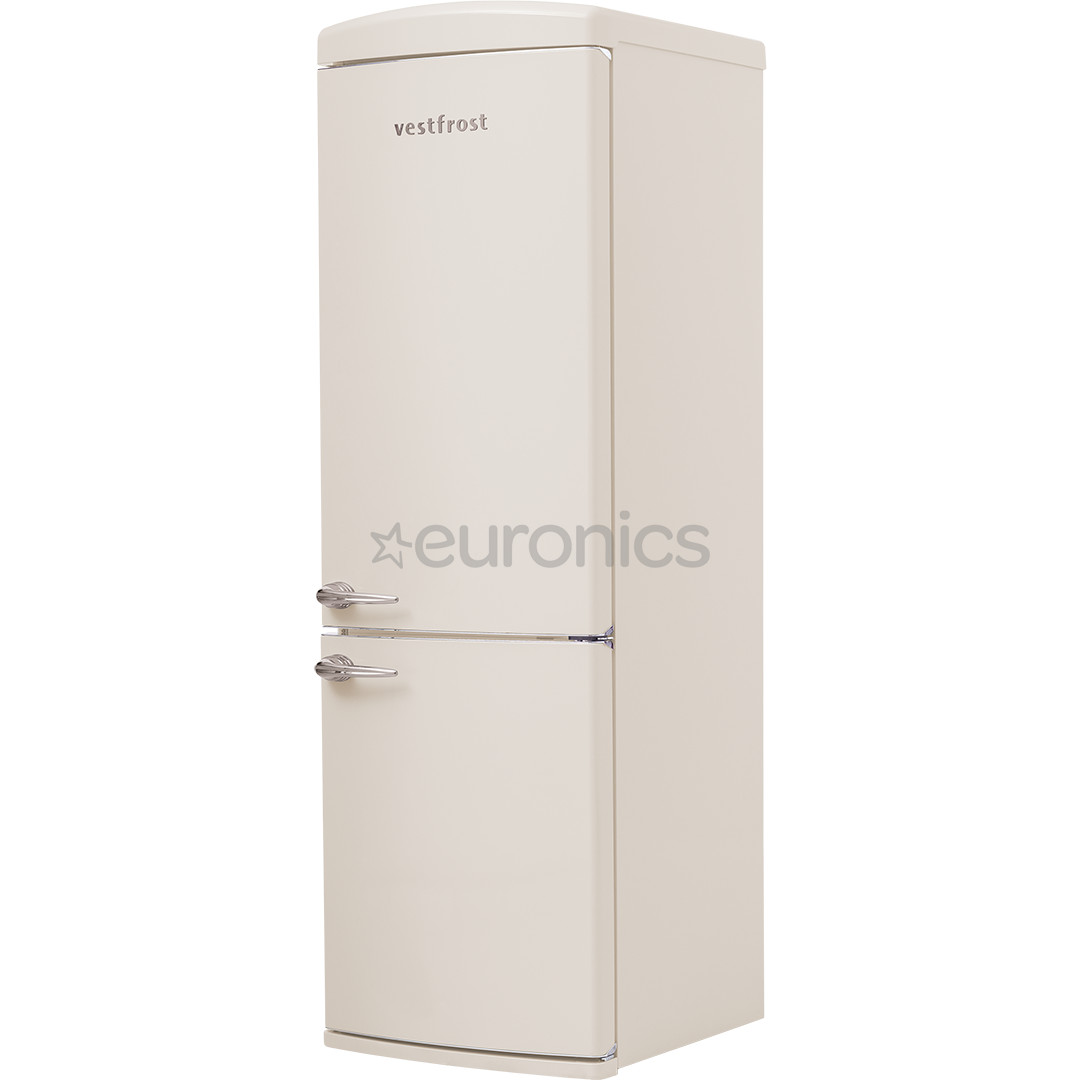 Vestfrost, No Frost, 331 L, height 191 cm, beige - Refrigerator