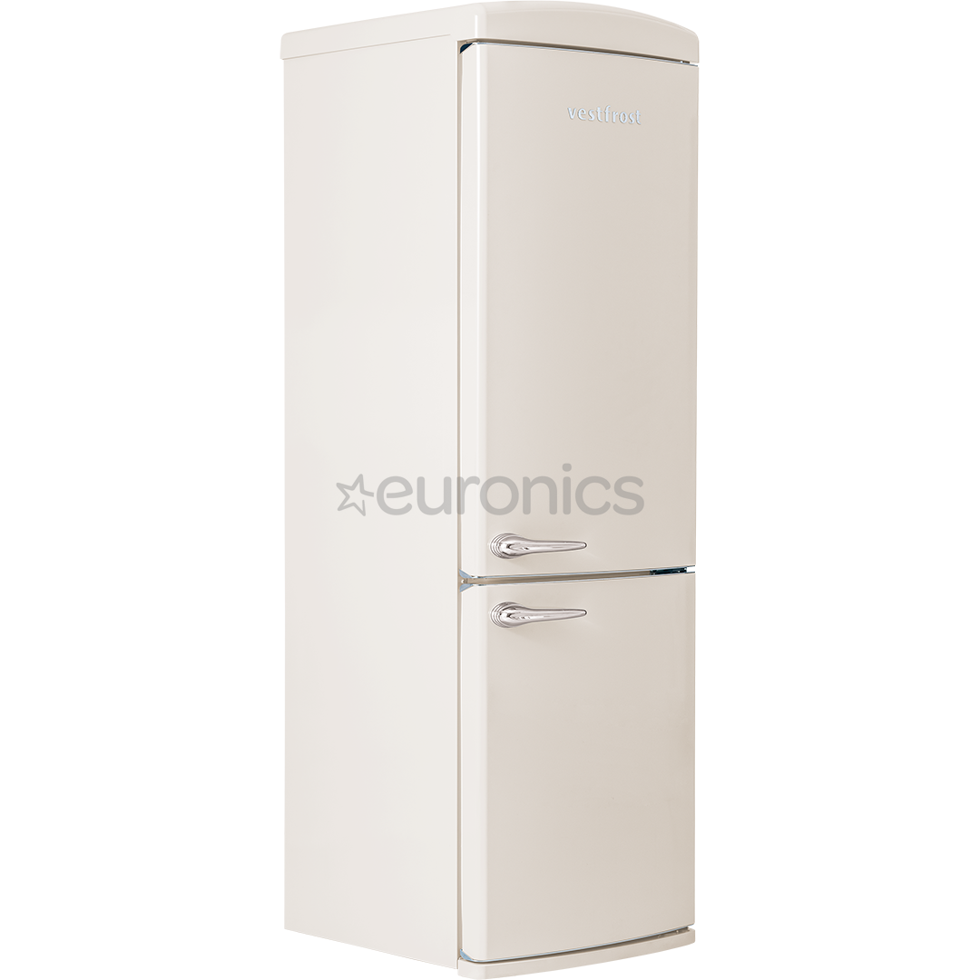 Vestfrost, No Frost, 331 L, height 191 cm, beige - Refrigerator