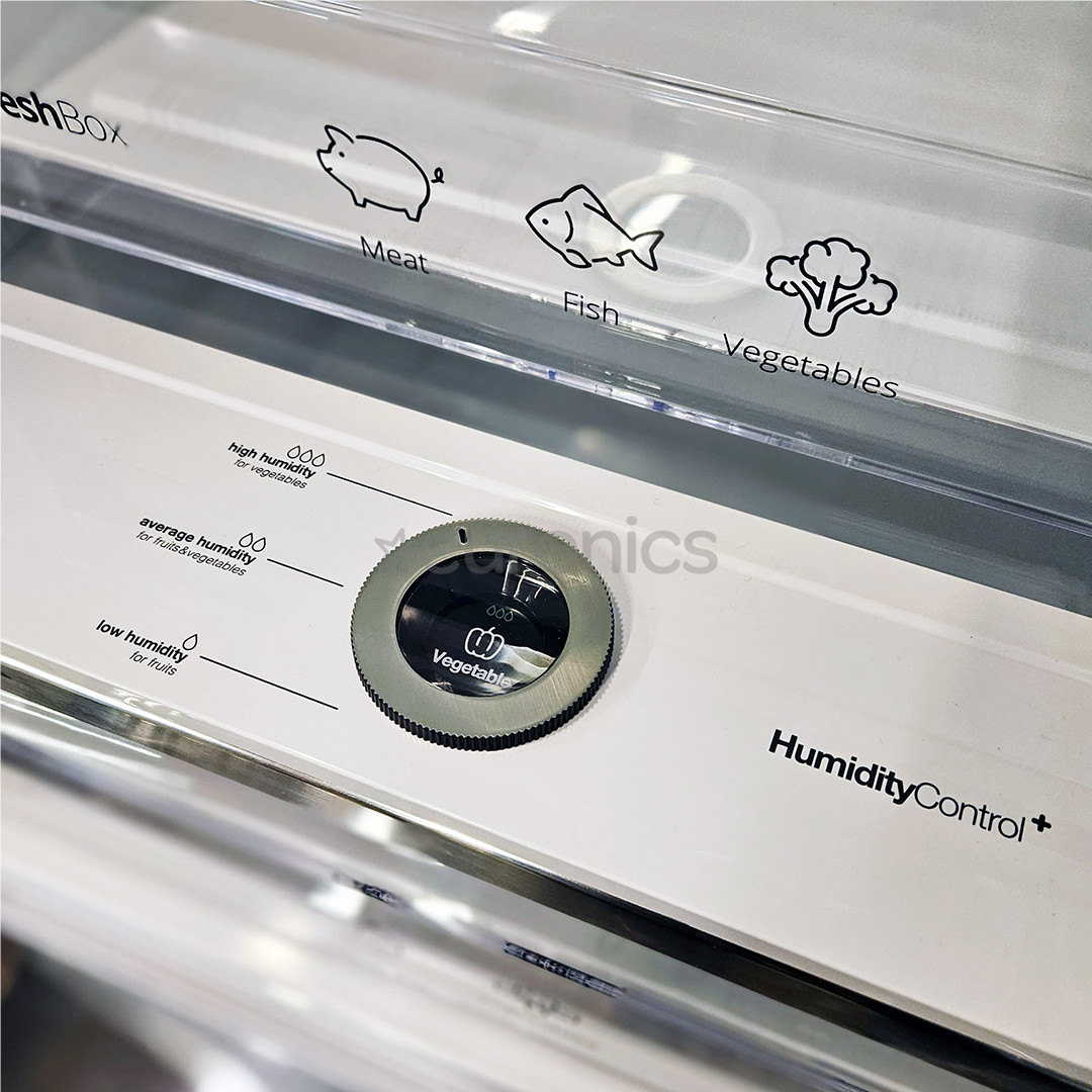 Vestfrost, No Frost, 331 L, height 191 cm, beige - Refrigerator