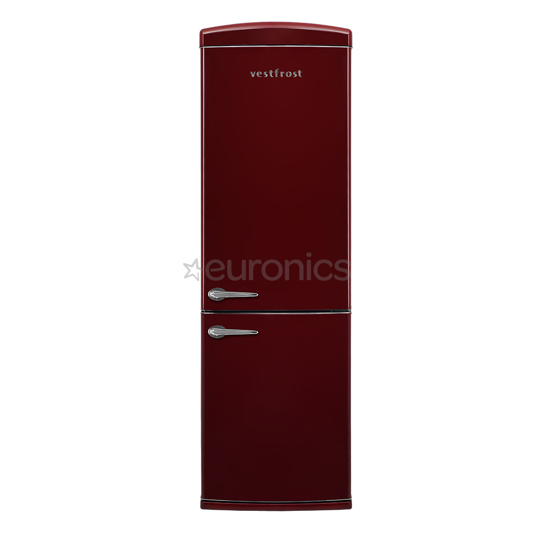 Vestfrost, No Frost, 331 L, height 191 cm, red - Refrigerator