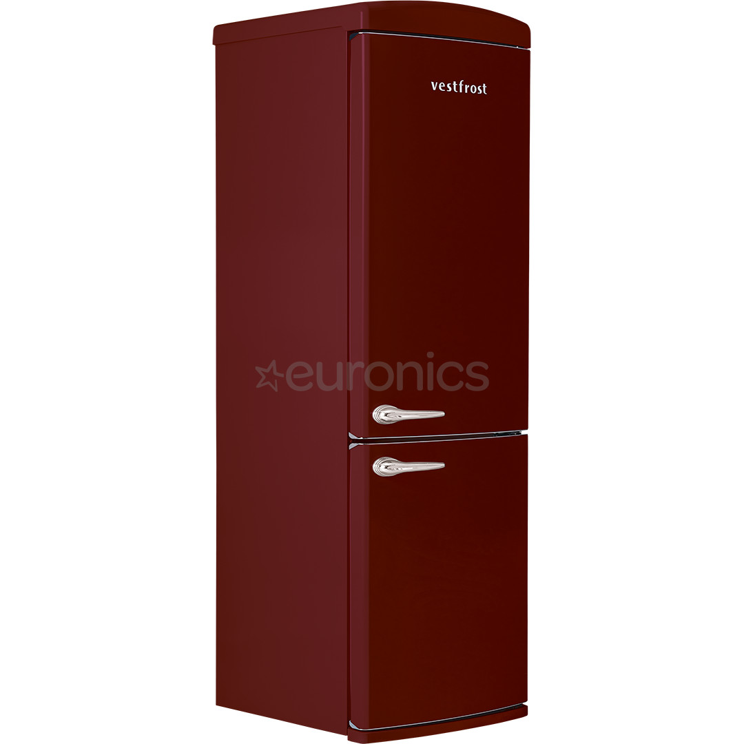 Vestfrost, No Frost, 331 L, height 191 cm, red - Refrigerator