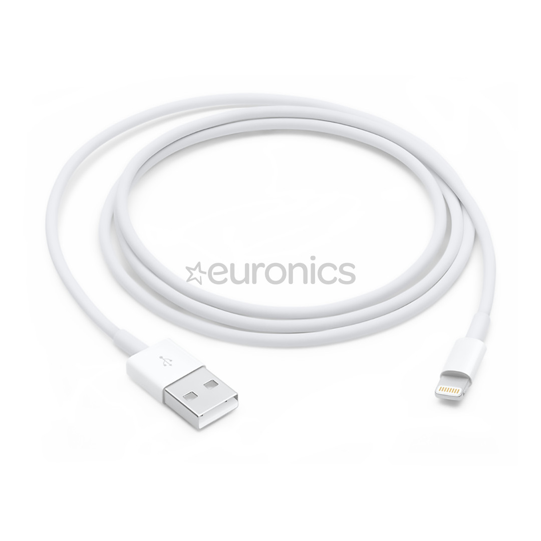 Apple Lightning to USB, 1 м, белый - Кабель