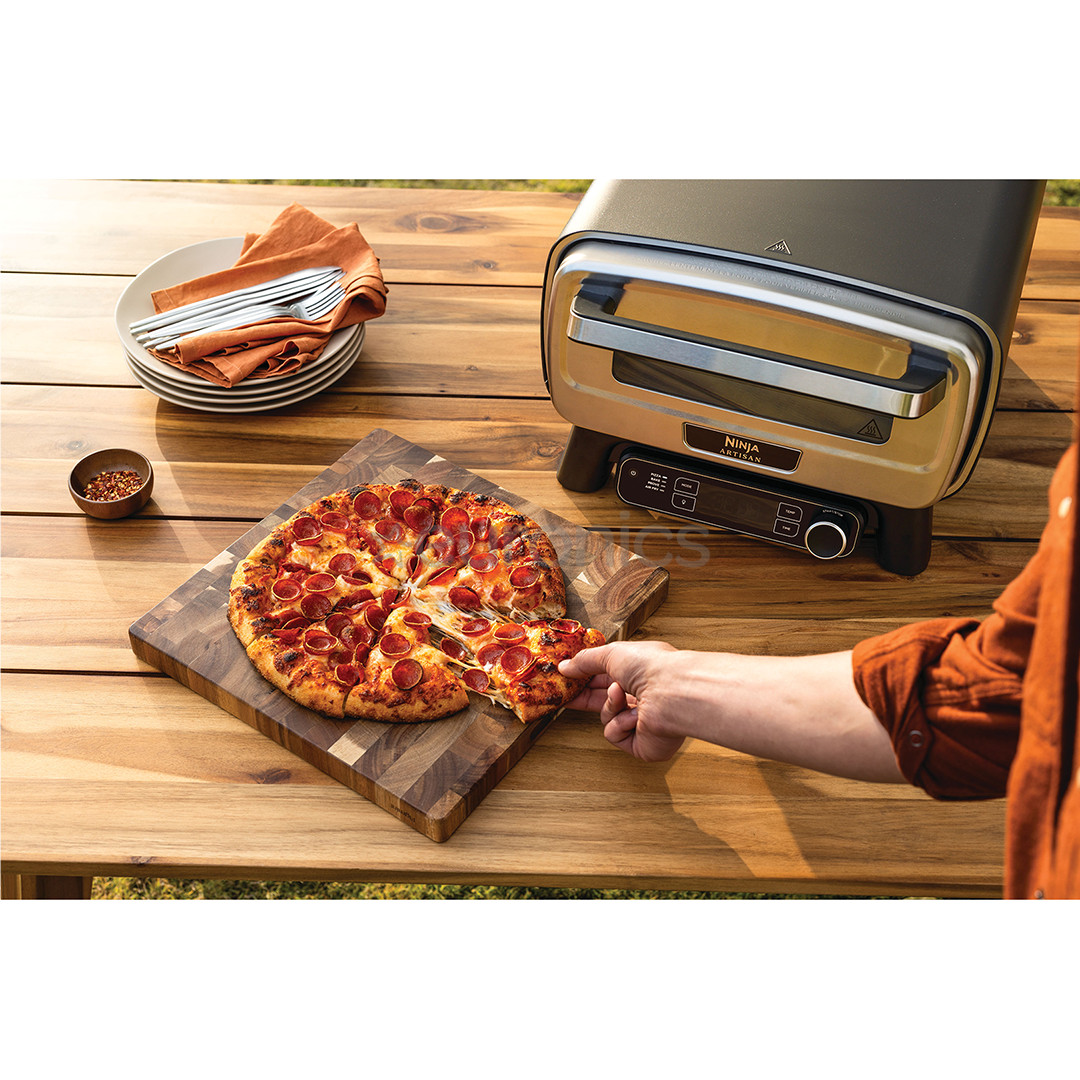 Ninja Artisan, серый - Электрическая уличная печь для пиццы и аэрогриль