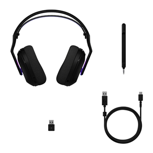 Logitech G522 Lightspeed, black - Wireless headset
