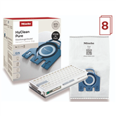 Miele HyClean Pure Allergy XL pack, 8 gab. - Putekļu sūcēja maisiņi + HEPA AirClean filtrs