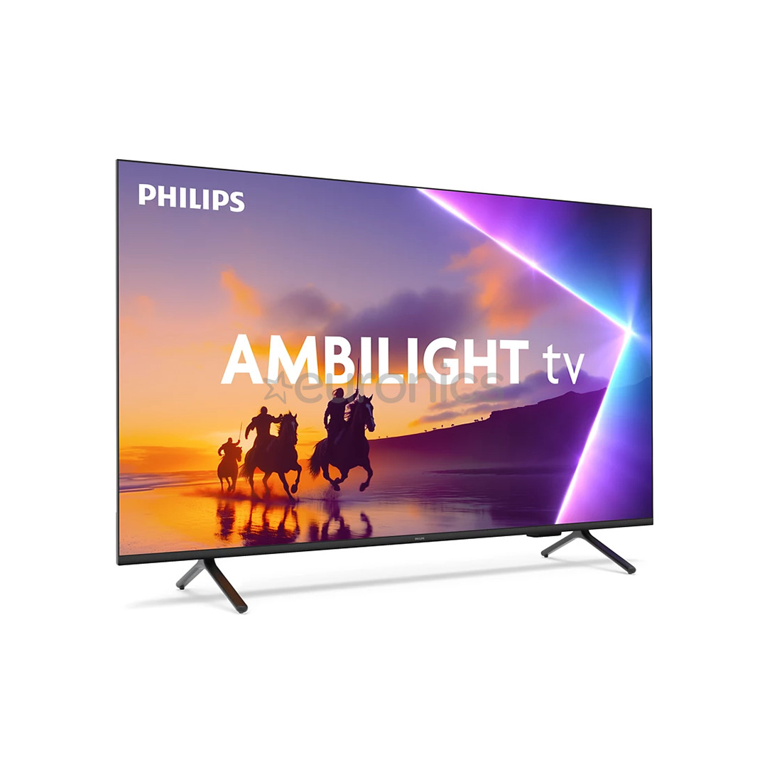 Philips PUS8560, 43'', 4K UHD, QLED, черный - Телевизор