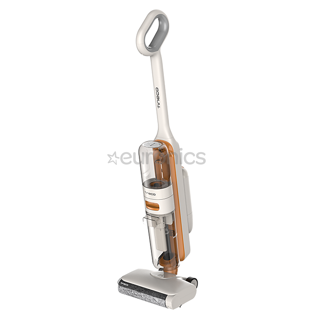 Tinceo iFLOOR Y2 Plus, Wet & Dry, balta/oranža - Bezvadu putekļu sūcējs
