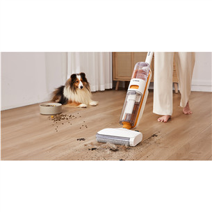 Tinceo iFLOOR Y2 Plus, Wet & Dry, white/orange - Cordless vacuum cleaner