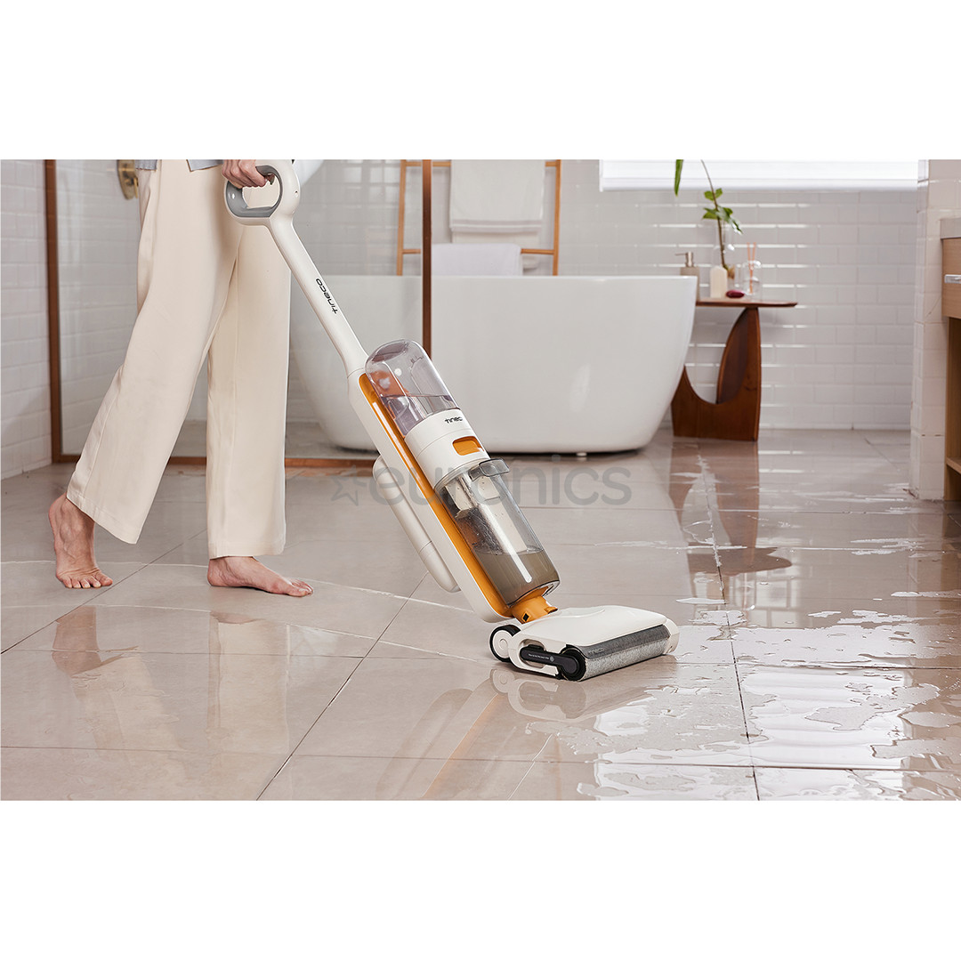 Tinceo iFLOOR Y2 Plus, Wet & Dry, white/orange - Cordless vacuum cleaner