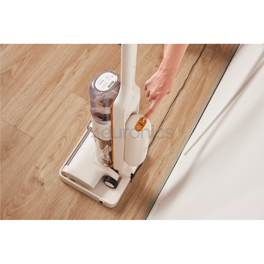 Tinceo iFLOOR Y2 Plus, Wet & Dry, balta/oranža - Bezvadu putekļu sūcējs
