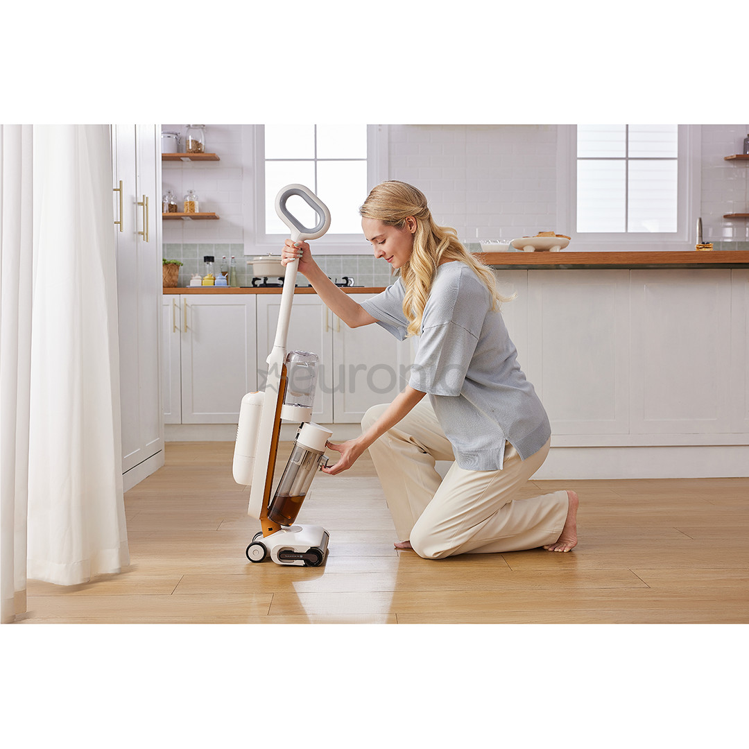 Tinceo iFLOOR Y2 Plus, Wet & Dry, white/orange - Cordless vacuum cleaner