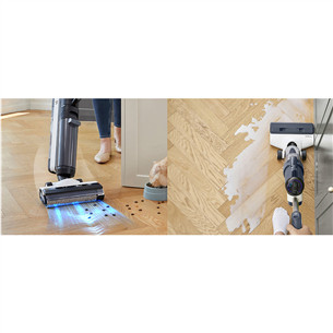 Tineco Floor One S5 Combo Plus, Wet & Dry, zila - Bezvadu putekļu sūcējs