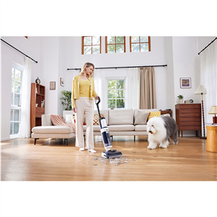 Tineco Floor One S5 Stretch Extreme, balta/melna - Bezvadu cieto grīdu tīrītājs