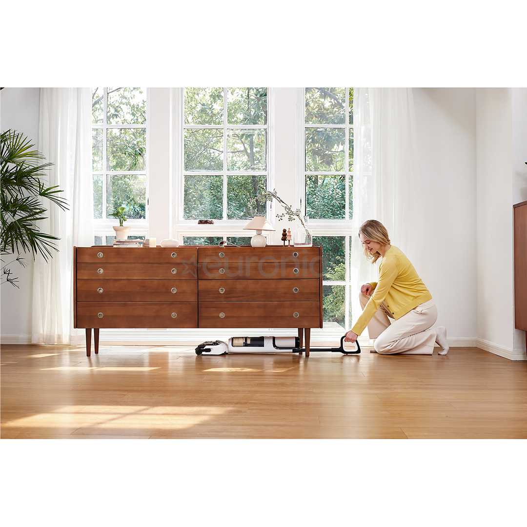 Tineco Floor One S5 Stretch Extreme, balta/melna - Bezvadu cieto grīdu tīrītājs