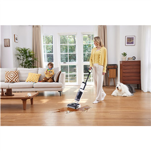 Tineco Floor One S5 Stretch Extreme, balta/melna - Bezvadu cieto grīdu tīrītājs