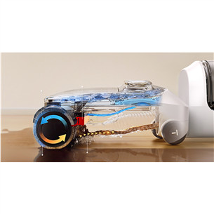 Tineco Floor One S5 Stretch Extreme, balta/melna - Bezvadu cieto grīdu tīrītājs