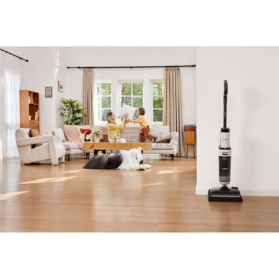 Tineco Floor One S5 Stretch Extreme, balta/melna - Bezvadu cieto grīdu tīrītājs
