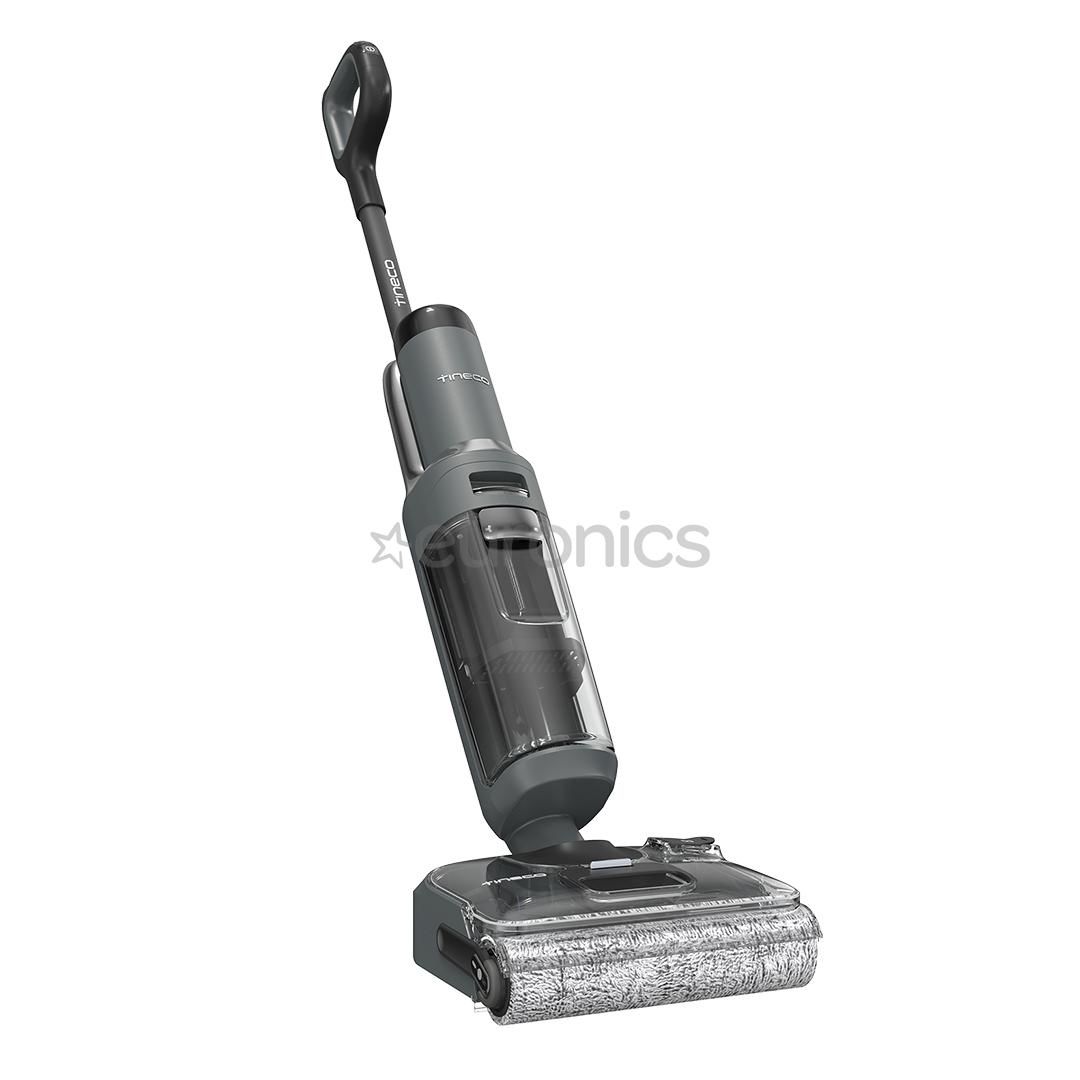 Tineco Floor One S6 Stretch Extreme, pelēka/melna - Bezvadu cieto grīdu tīrītājs
