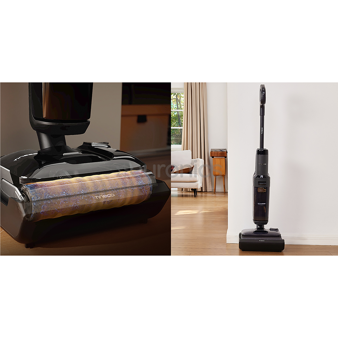 Tineco Floor One S6 Stretch Extreme, pelēka/melna - Bezvadu cieto grīdu tīrītājs