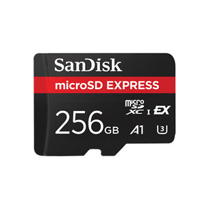 SanDisk microSD Express, 256 GB, melna - Atmiņas karte