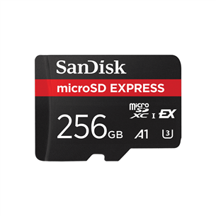 SanDisk microSD Express, 256 GB, melna - Atmiņas karte SDSQXFN-256G-GN4NN