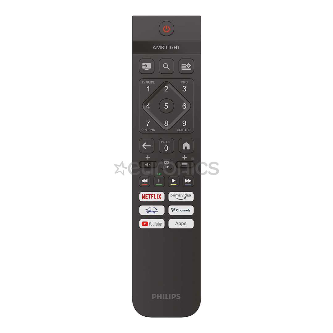 Philips PUS7810, 75'', 4K UHD, QLED, melna - Televizors