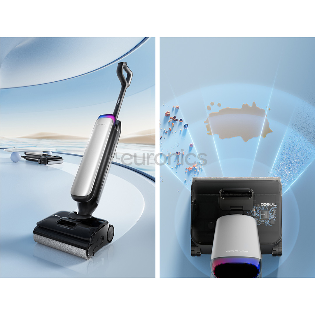 Tineco Floor One S9 Artist Premium, Wet & Dry, silver/black - Cordless vacuum cleaner