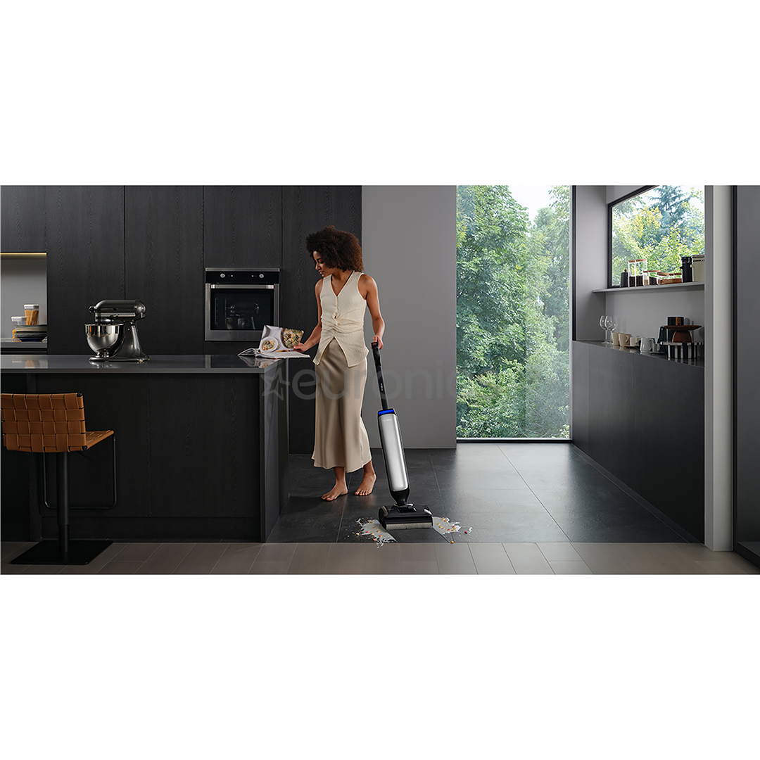 Tineco Floor One S9 Artist Premium, Wet & Dry, sudraba/melna - Bezvadu putekļu sūcējs