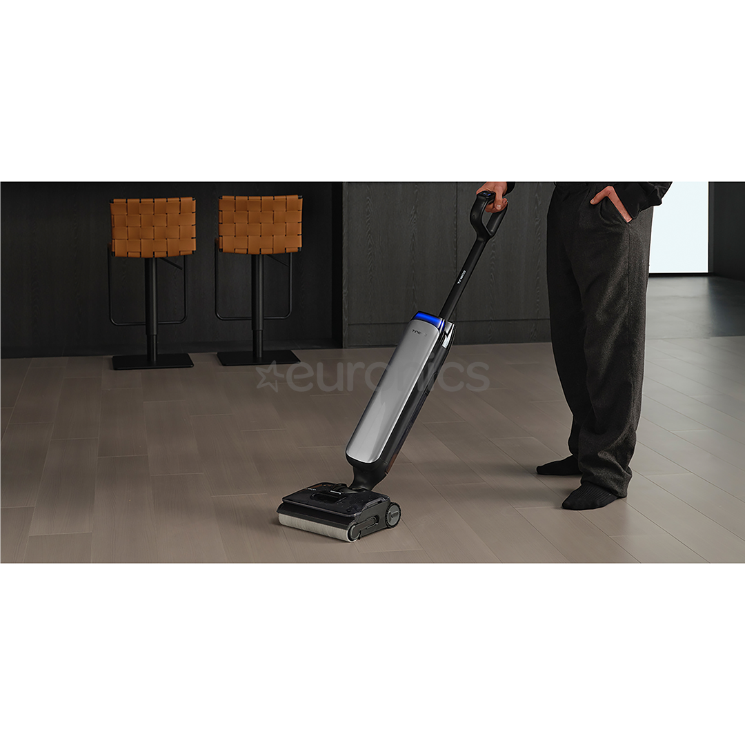 Tineco Floor One S9 Artist Premium, Wet & Dry, sudraba/melna - Bezvadu putekļu sūcējs