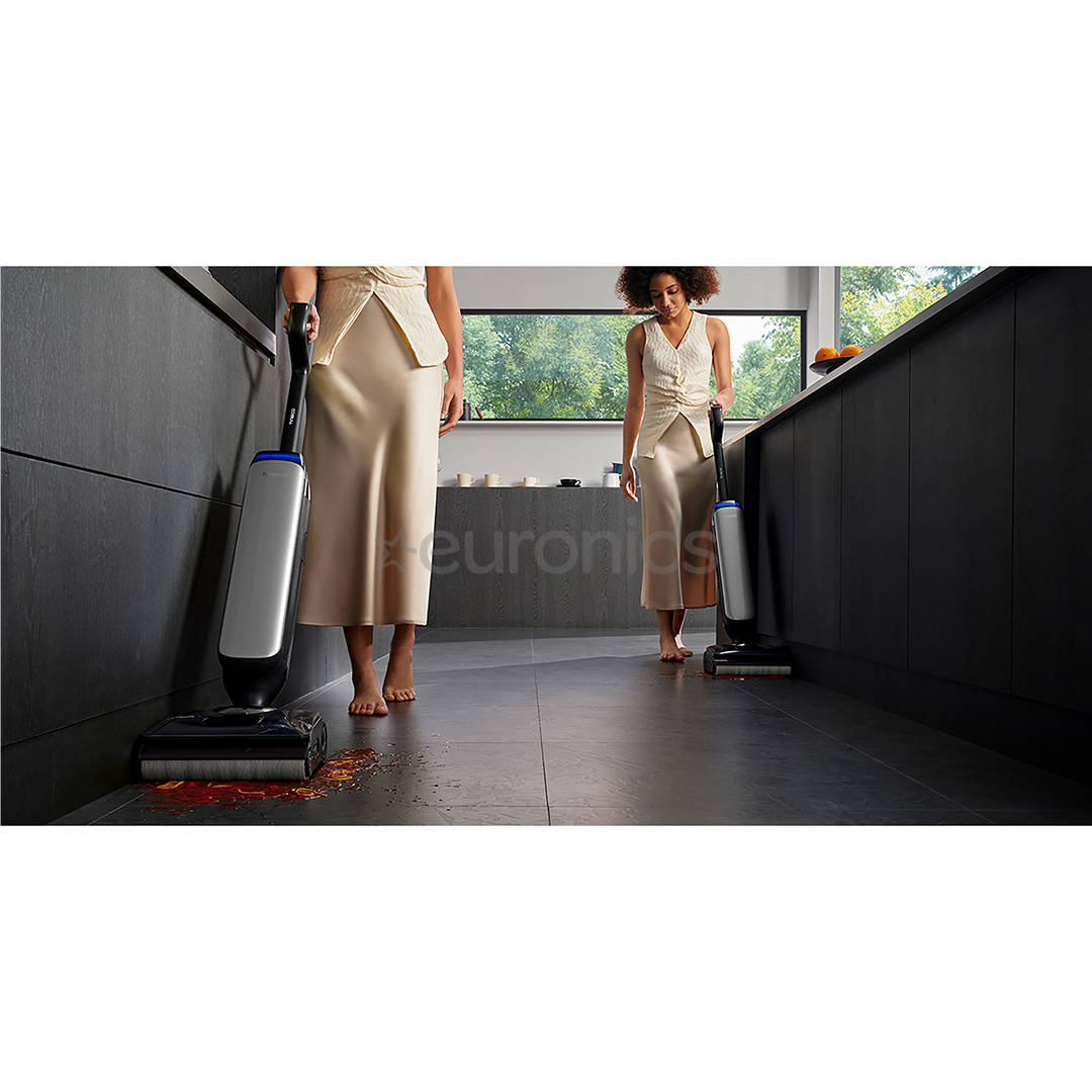 Tineco Floor One S9 Artist Premium, Wet & Dry, sudraba/melna - Bezvadu putekļu sūcējs