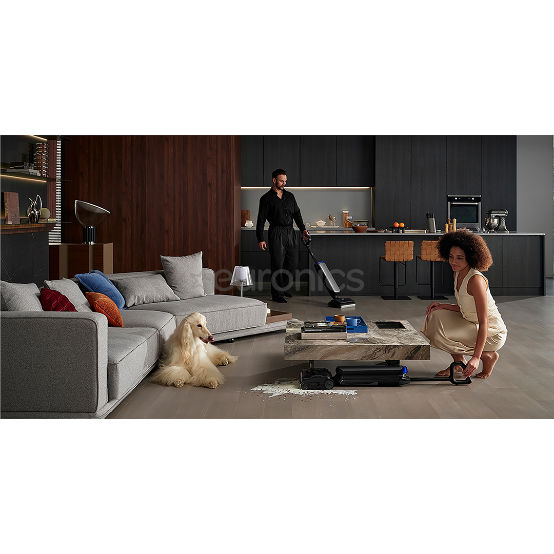 Tineco Floor One S9 Artist Premium, Wet & Dry, sudraba/melna - Bezvadu putekļu sūcējs