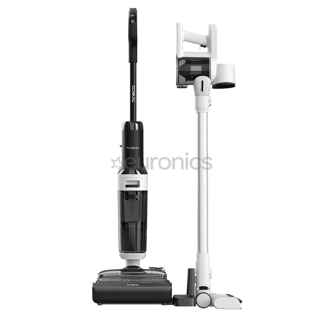 Tineco Switch S6 Stretch Plus, balta/melna - Bezvadu putekļu sūcējs + grīdu tīrītājs