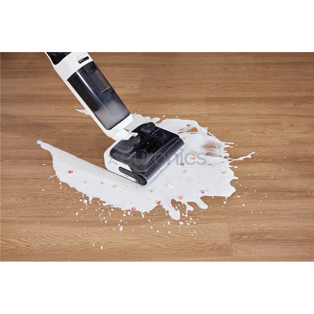 Tineco Switch S6 Stretch Plus, balta/melna - Bezvadu putekļu sūcējs + grīdu tīrītājs