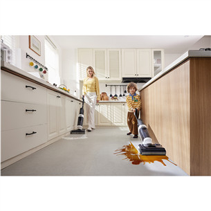 Tineco Switch S6 Stretch Plus, balta/melna - Bezvadu putekļu sūcējs + grīdu tīrītājs