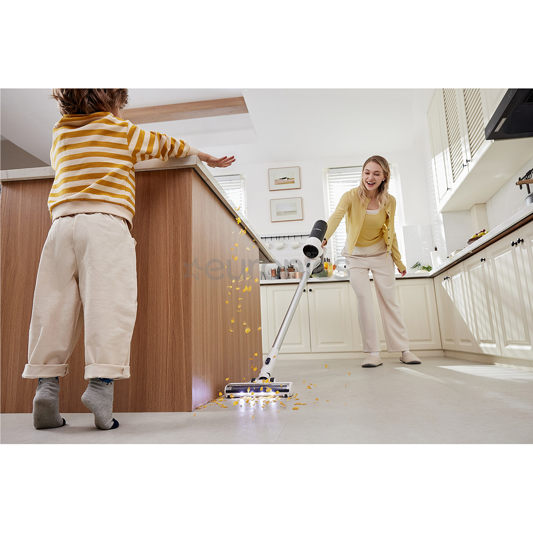 Tineco Switch S6 Stretch Plus, balta/melna - Bezvadu putekļu sūcējs + grīdu tīrītājs