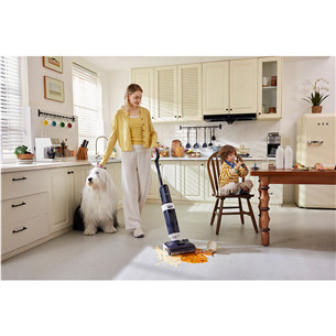 Tineco Switch S6 Stretch Plus, balta/melna - Bezvadu putekļu sūcējs + grīdu tīrītājs
