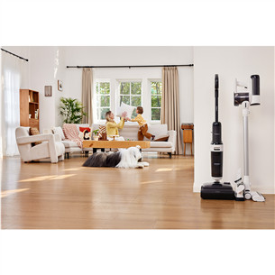Tineco Switch S6 Stretch Plus, balta/melna - Bezvadu putekļu sūcējs + grīdu tīrītājs