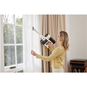 Tineco Switch S6 Stretch Plus, balta/melna - Bezvadu putekļu sūcējs + grīdu tīrītājs