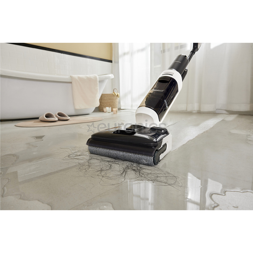 Tineco Switch S6 Stretch Plus, balta/melna - Bezvadu putekļu sūcējs + grīdu tīrītājs