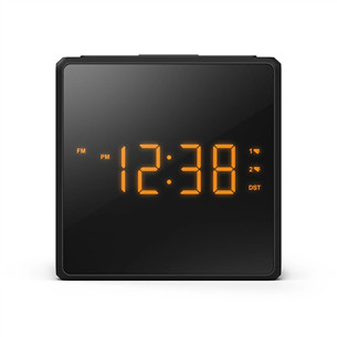 Philips TAR4500, melna - Radio pulkstenis