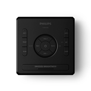 Philips TAR4500, black - Clock radio