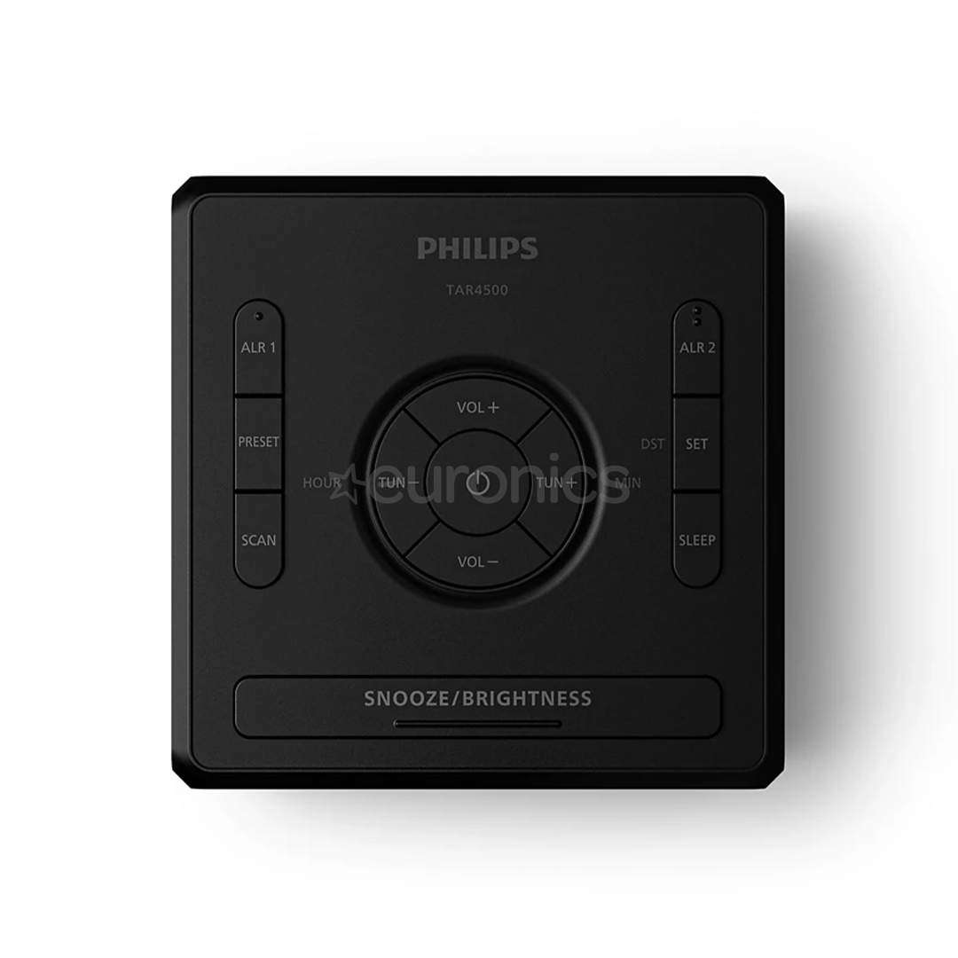 Philips TAR4500, black - Clock radio