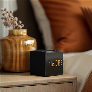 Philips TAR4500, melna - Radio pulkstenis