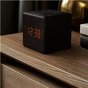 Philips TAR4500, melna - Radio pulkstenis