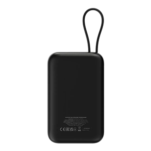 Canyon OnPower 101, 10 000 mAh, melna - Portatīvais barošanas avots