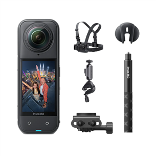 Insta360 X5 Road Cycling Bundle, 8K, 360º, melna - Video kamera CINSAAHA/CYCLING