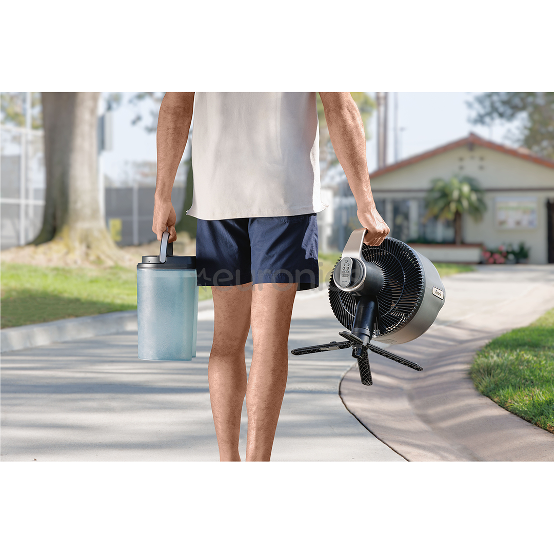 Shark FlexBreeze Pro Mist, pelēka - Portatīvais ventilators